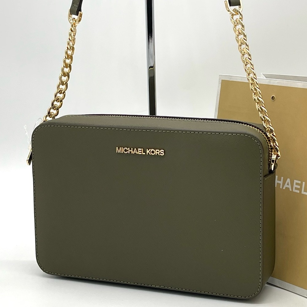 Michael Kors EW Medium Crossbody Bag Olive